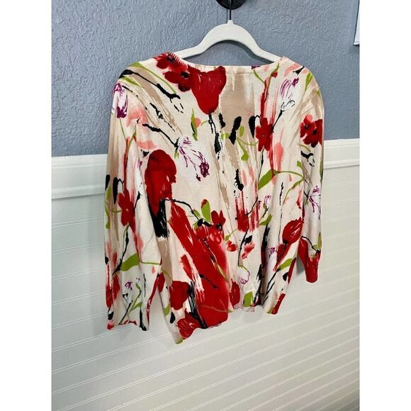 J.A.C Floral Button Down Cardigan - Picture 6 of 7